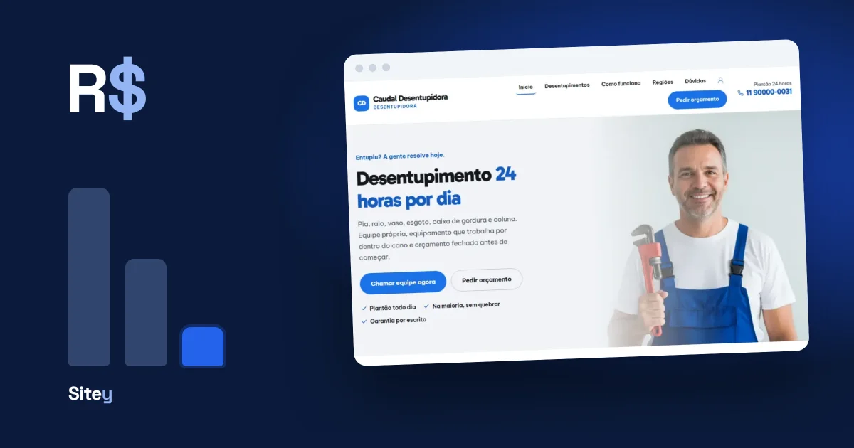 Quanto custa uma landing page em 2026: tabela de preços