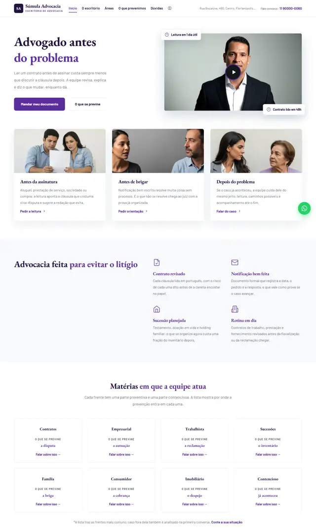 Prévia do modelo Súmula V para Advocacia