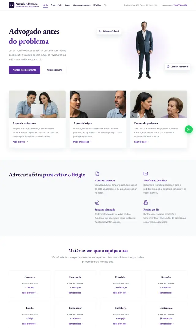Prévia do modelo Súmula para Advocacia