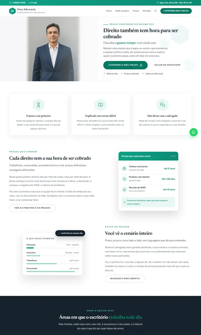 Prévia do modelo Foro para Advocacia