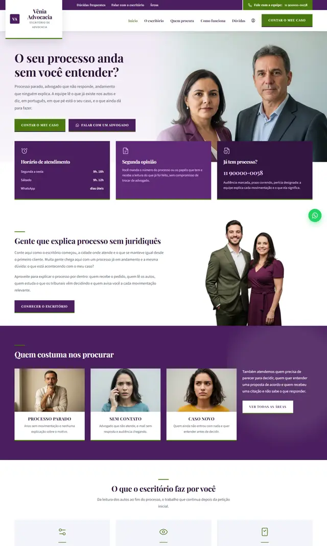Prévia do modelo Vênia para Advocacia
