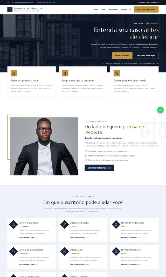 Prévia do modelo Tessera para Advocacia