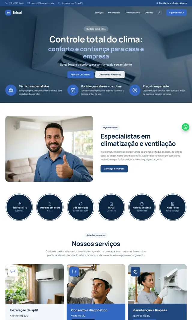 Prévia do modelo Brisal para Ar-Condicionado