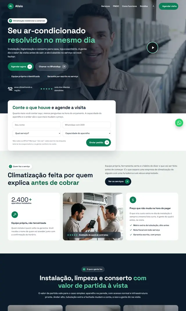 Prévia do modelo Alísio V para Ar-Condicionado