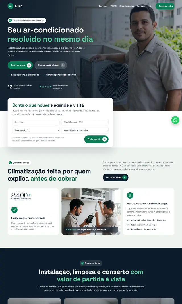 Prévia do modelo Alísio para Ar-Condicionado