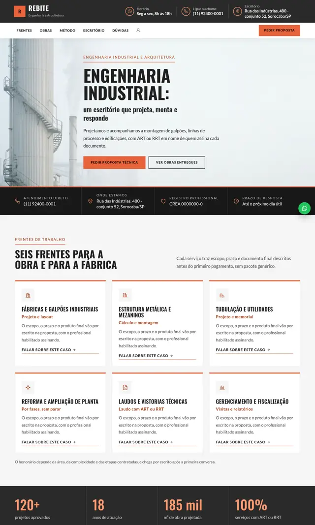 Prévia do modelo Rebite para Arquitetos e Engenheiros