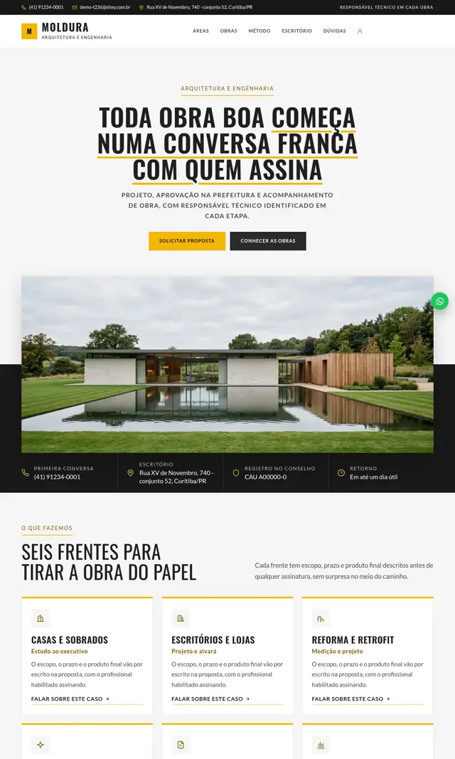 Prévia do modelo Moldura para Arquitetos e Engenheiros