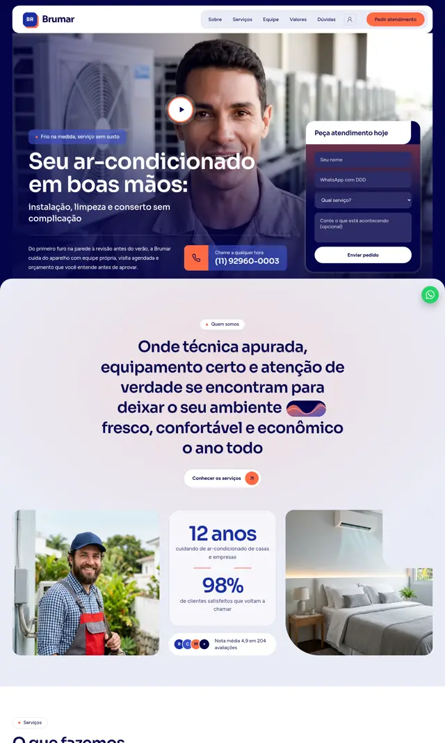 Prévia do modelo Brumar V para Ar-Condicionado