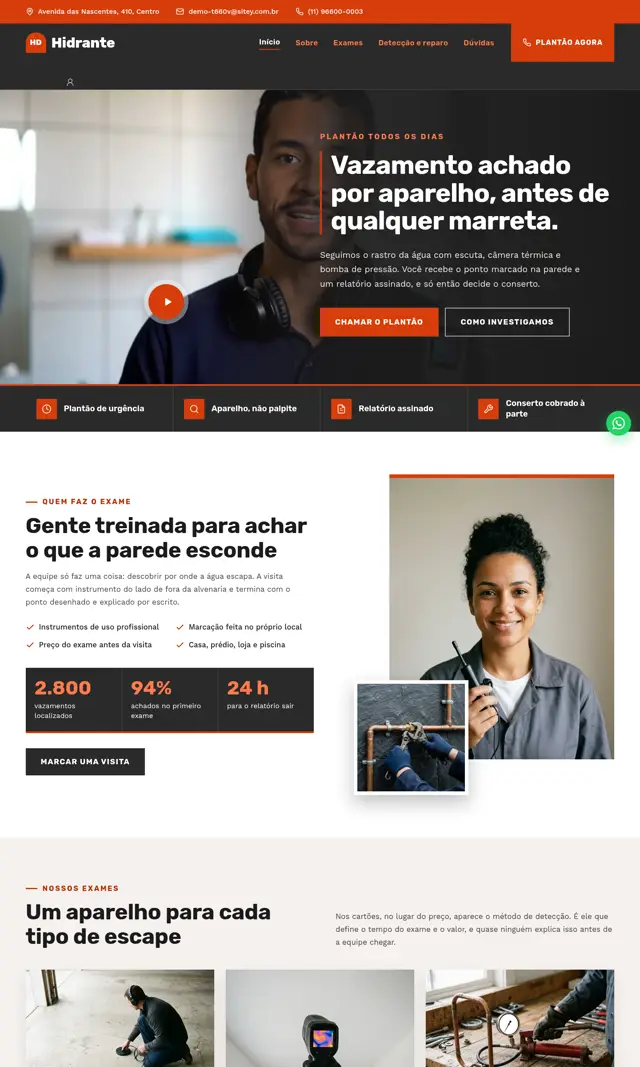Prévia do modelo Hidrante V para Caça-Vazamento