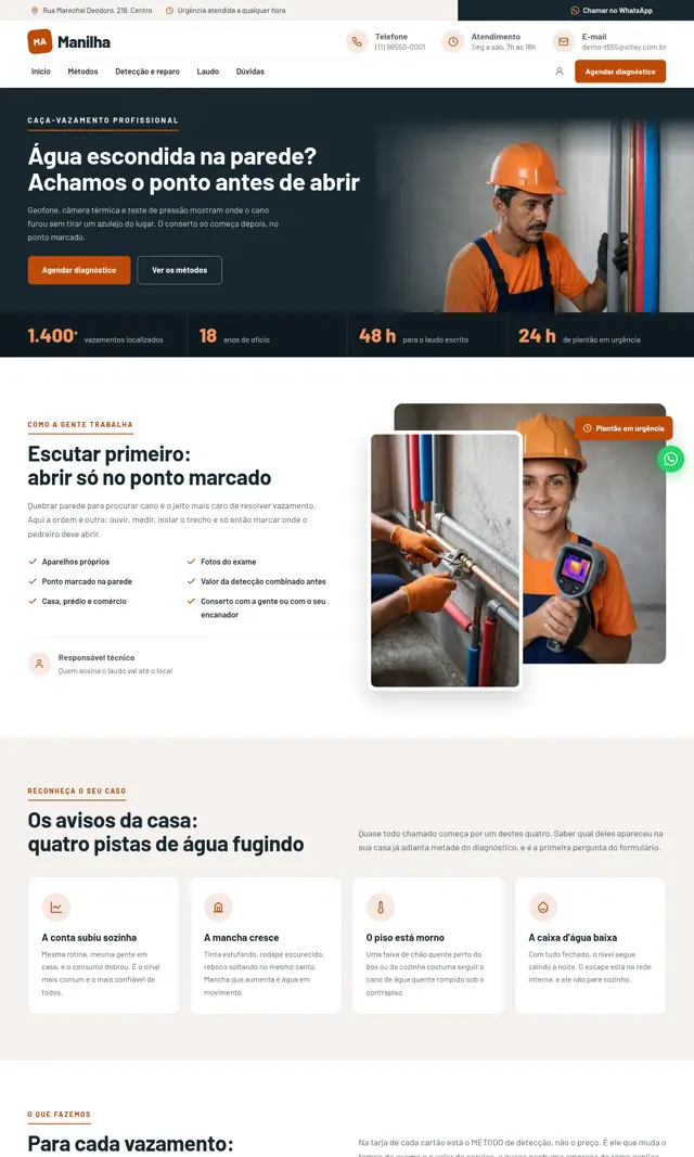 Prévia do modelo Manilha para Caça-Vazamento