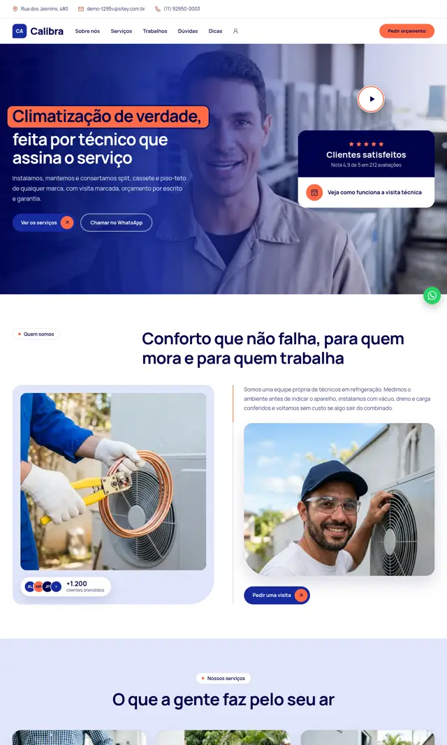 Prévia do modelo Calibra V para Ar-Condicionado