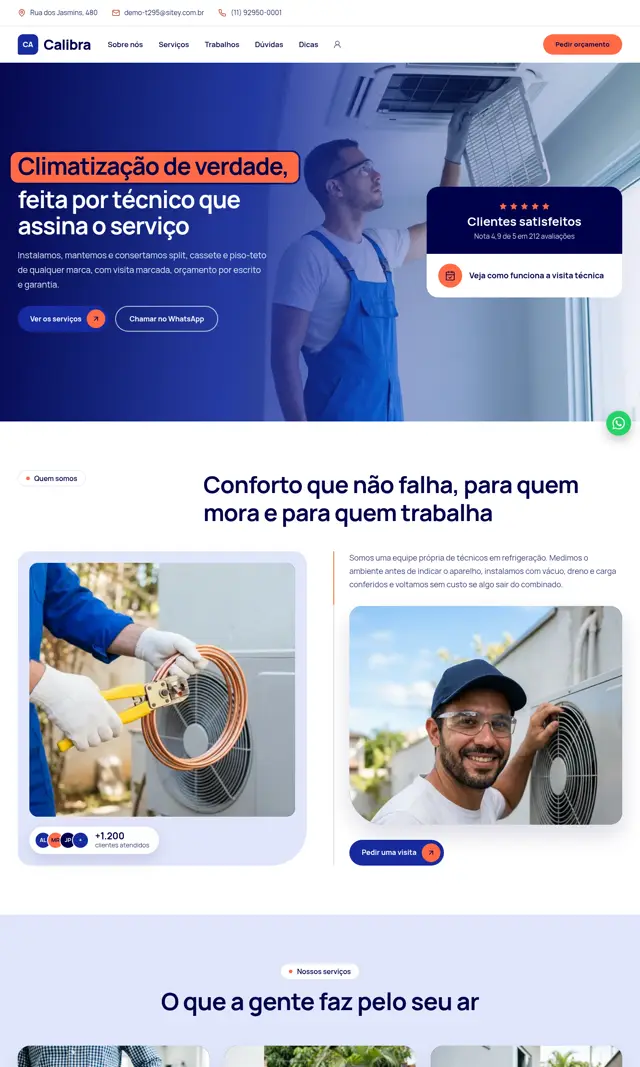 Prévia do modelo Calibra para Ar-Condicionado
