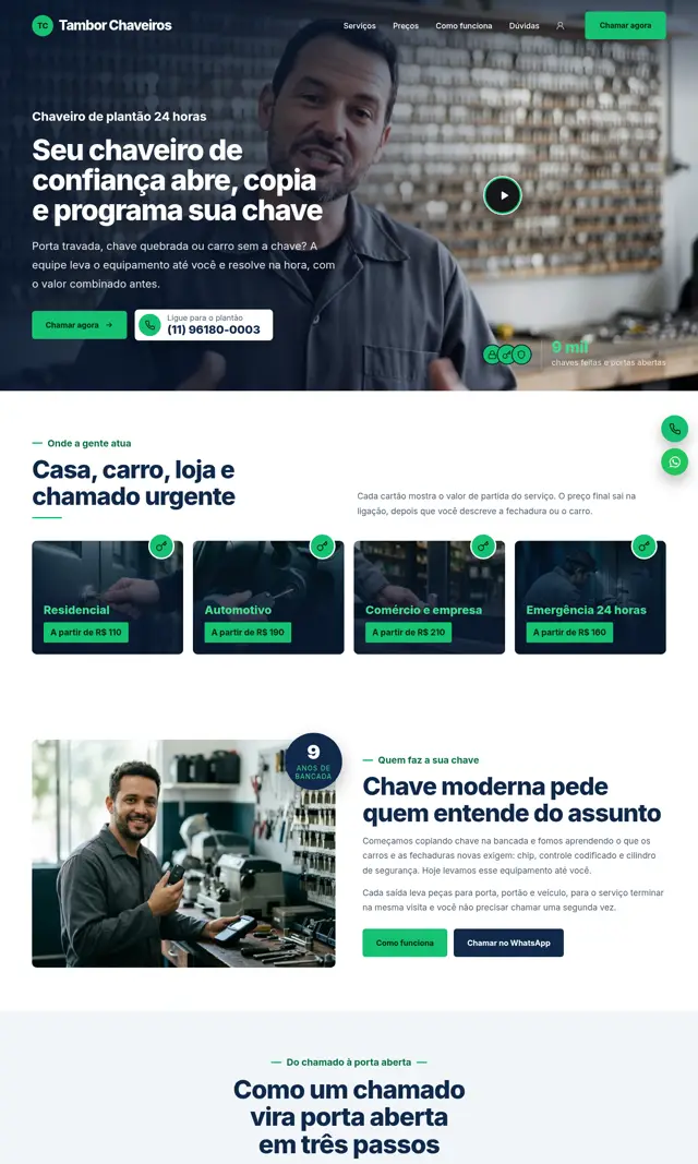 Prévia do modelo Tambor V para Chaveiro