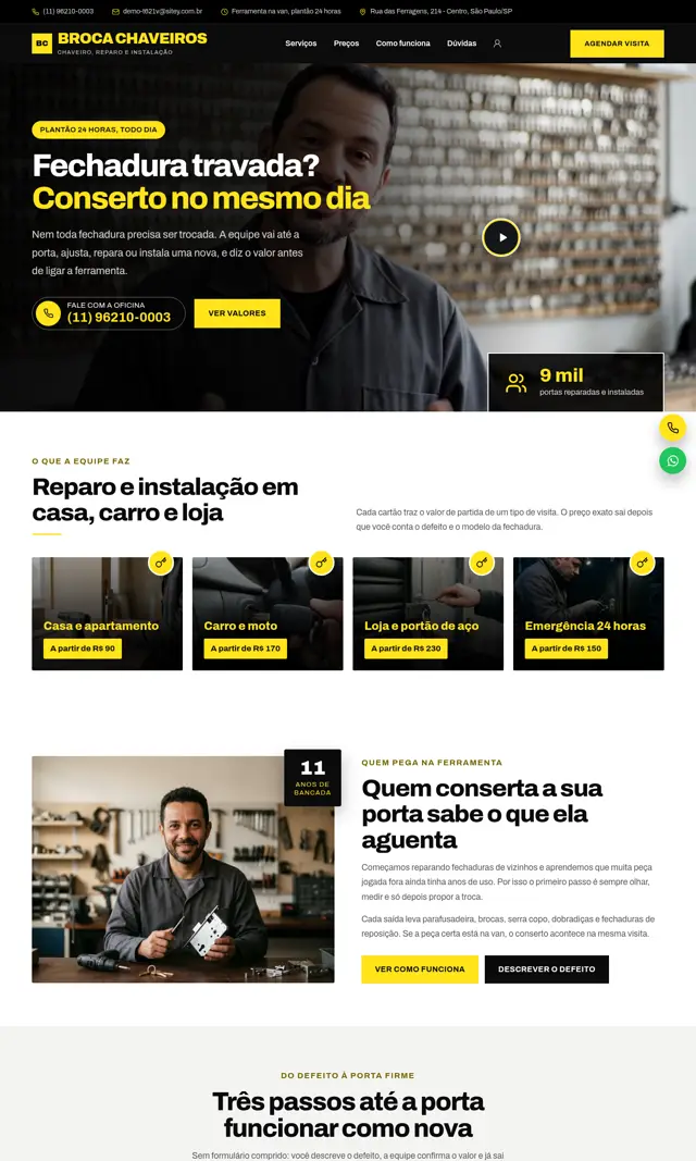 Prévia do modelo Broca V para Chaveiro