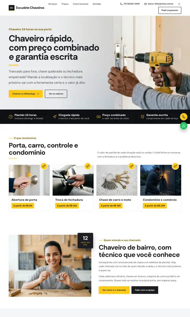 Prévia do modelo Escudete para Chaveiro