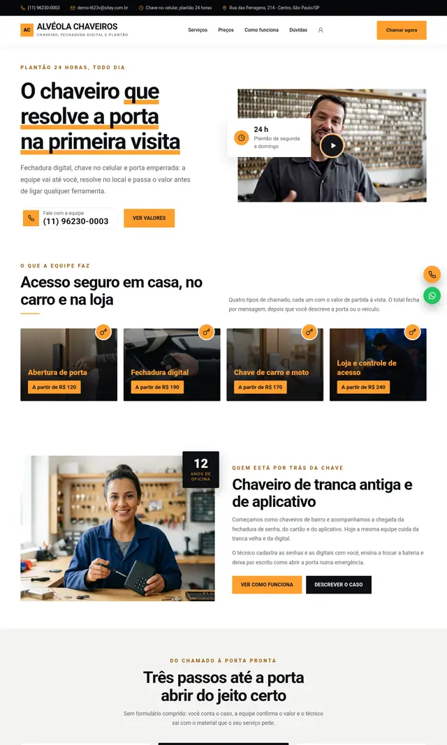 Prévia do modelo Alvéola V para Chaveiro