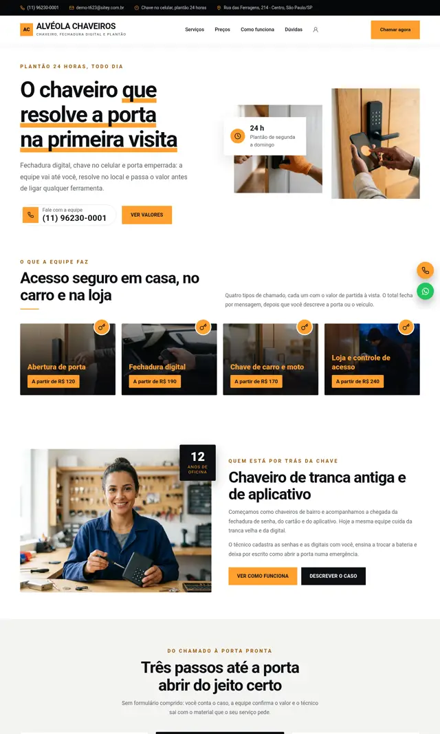 Prévia do modelo Alvéola para Chaveiro