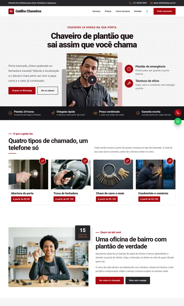 Prévia do modelo Gatilho V para Chaveiro