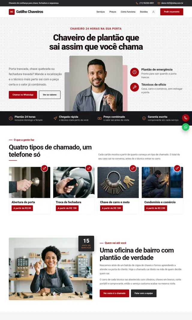 Prévia do modelo Gatilho para Chaveiro