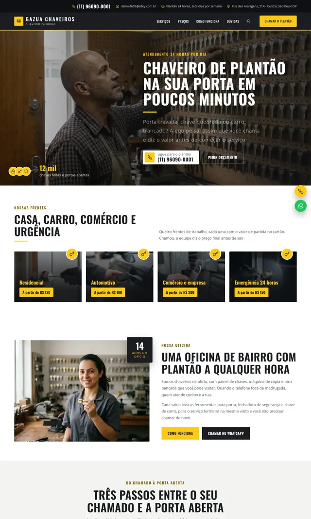Prévia do modelo Gazua para Chaveiro