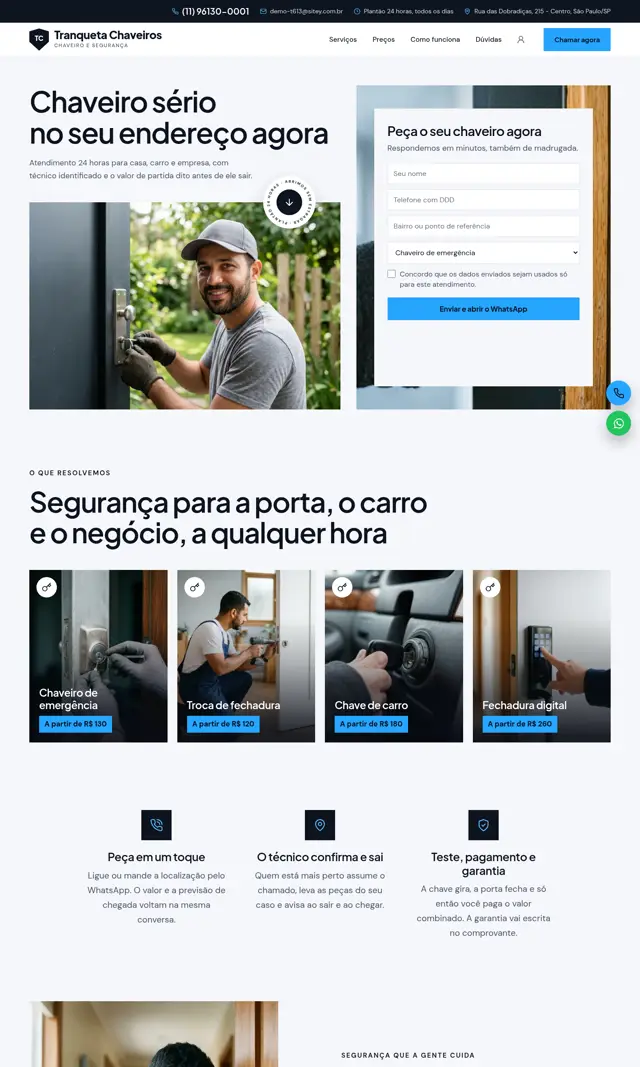Prévia do modelo Tranqueta para Chaveiro