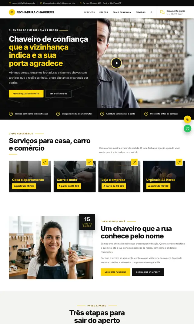 Prévia do modelo Fechadura V para Chaveiro