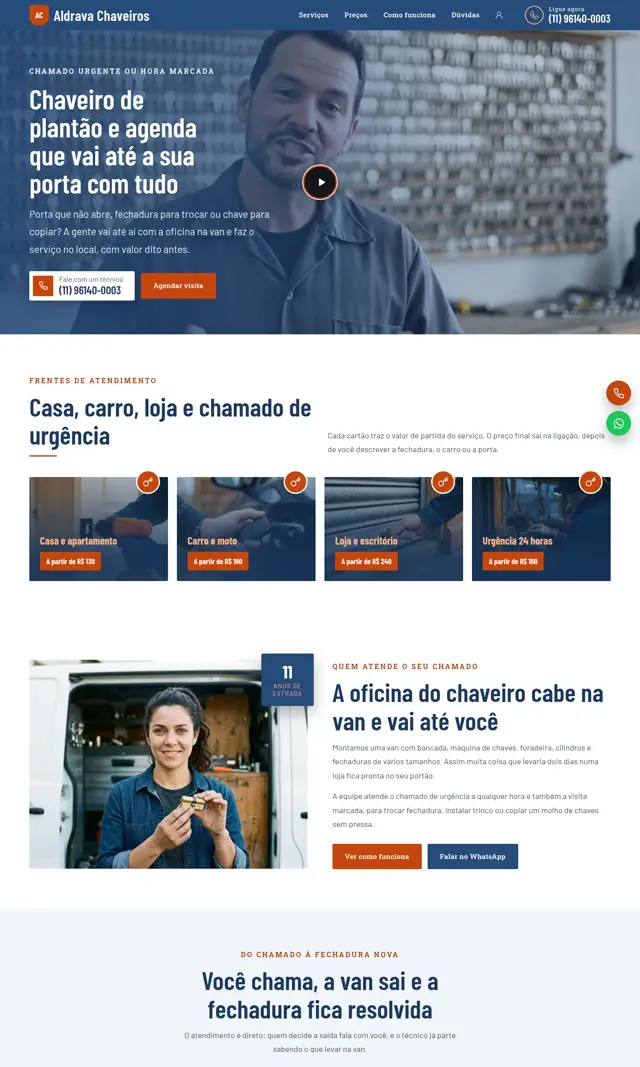 Prévia do modelo Aldrava V para Chaveiro