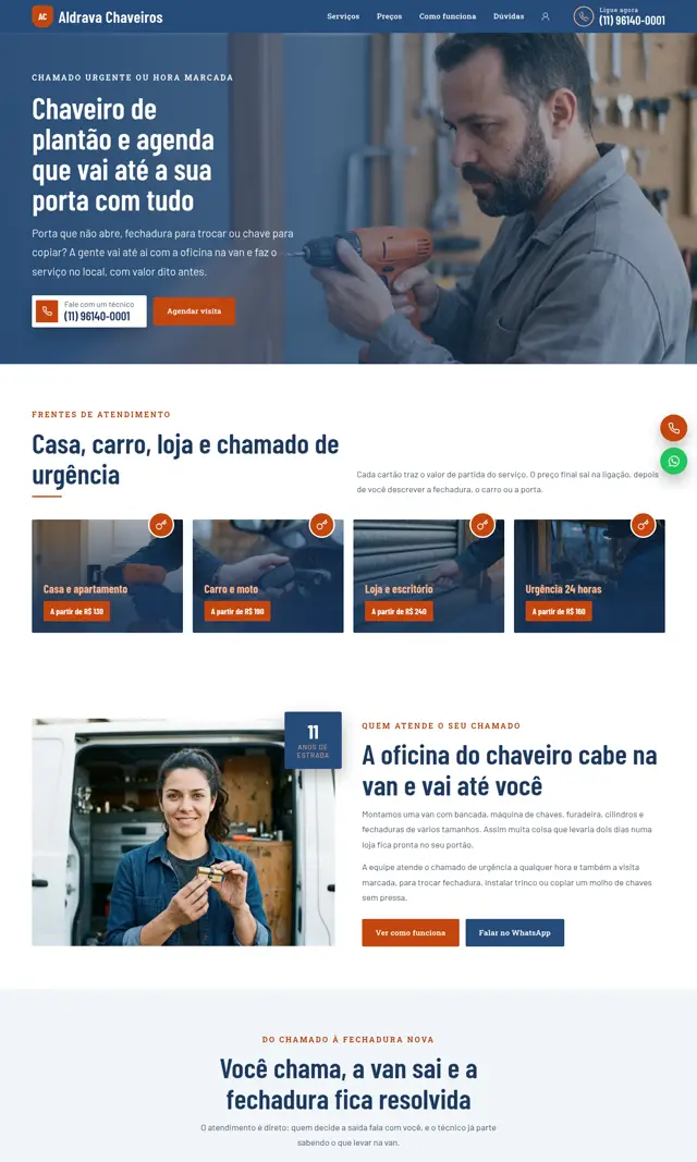 Prévia do modelo Aldrava para Chaveiro