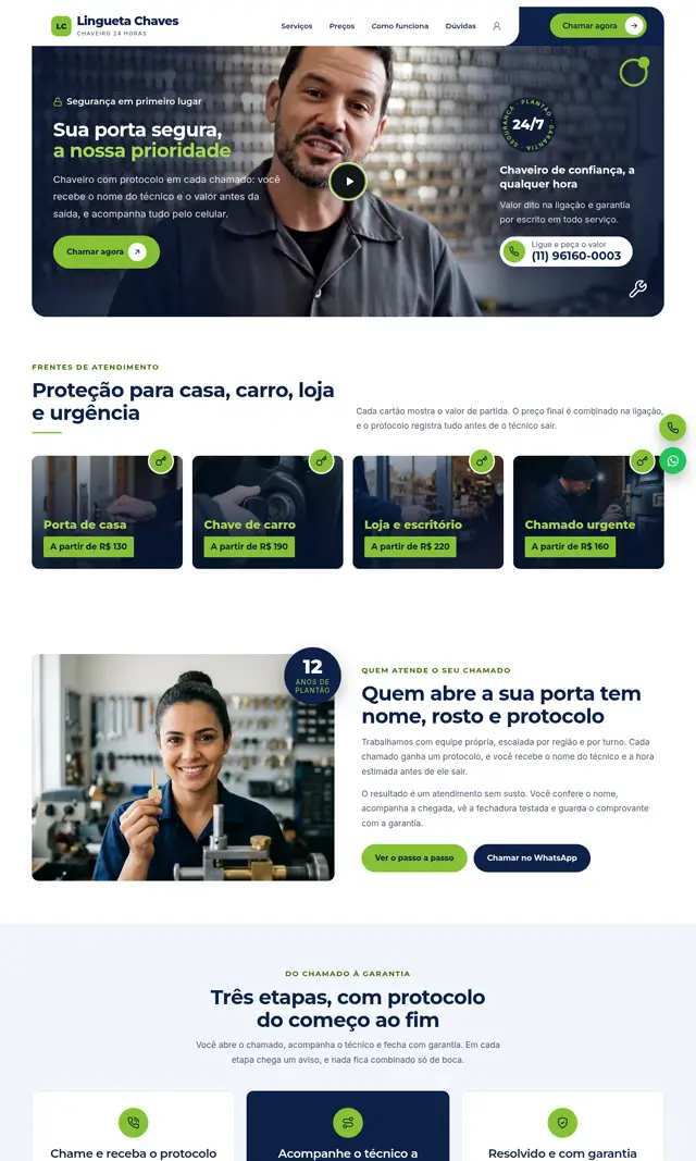 Prévia do modelo Lingueta V para Chaveiro
