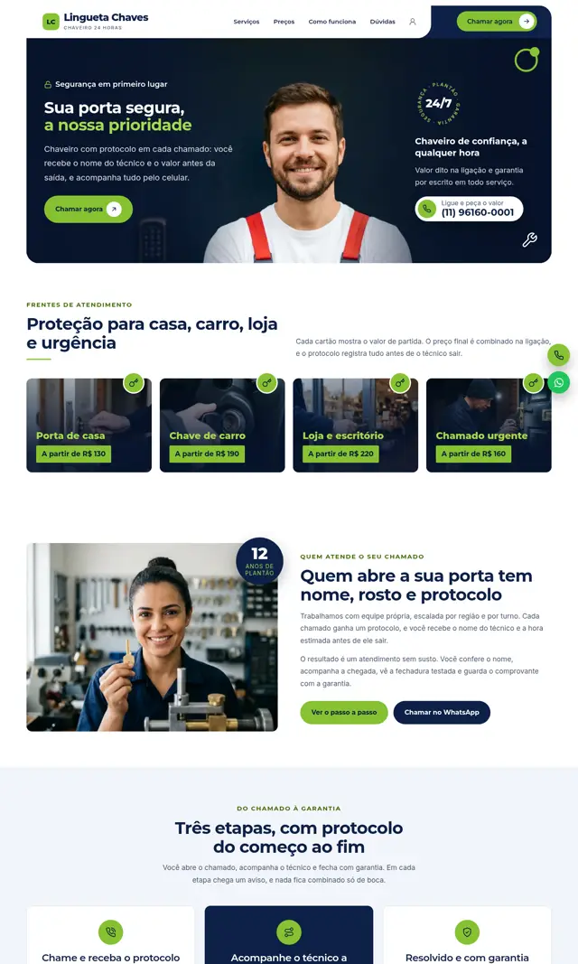 Prévia do modelo Lingueta para Chaveiro