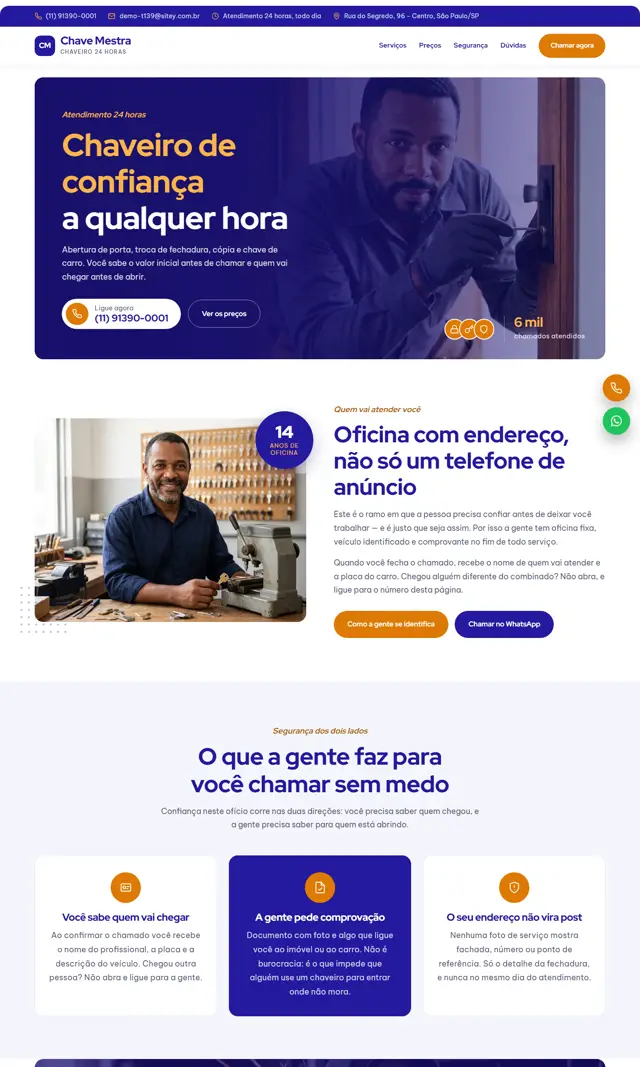 Prévia do modelo Segredo para Chaveiro