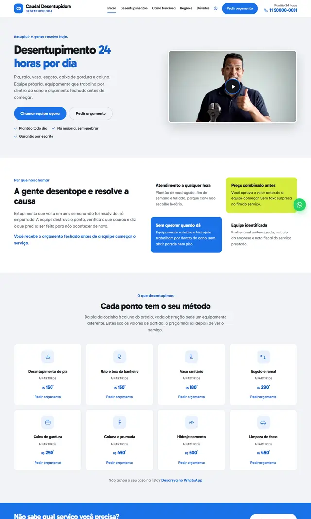 Prévia do modelo Caudal V para Desentupidora