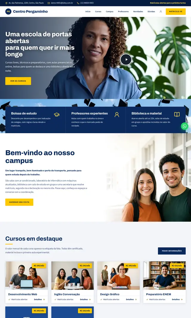 Prévia do modelo Pergaminho V para Educação e Cursos