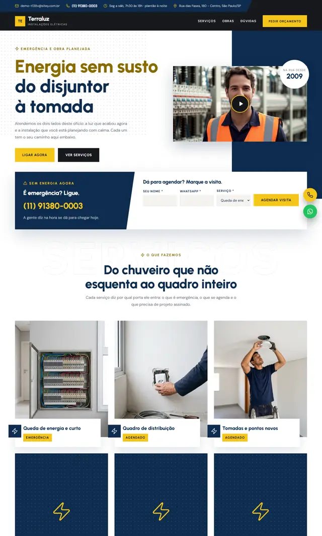 Prévia do modelo Fase V para Eletricista