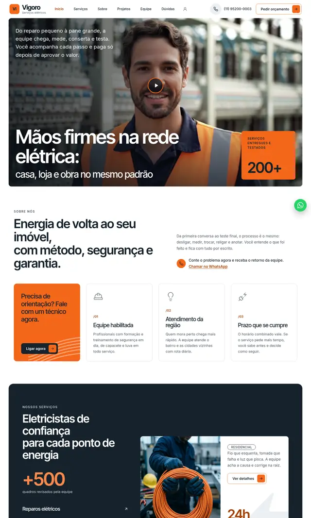 Prévia do modelo Vigoro V para Eletricista