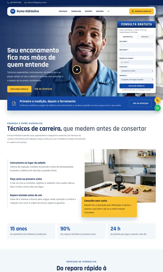 Prévia do modelo Boia V para Encanador