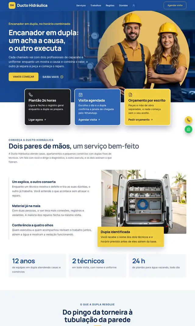 Prévia do modelo Ducto para Encanador