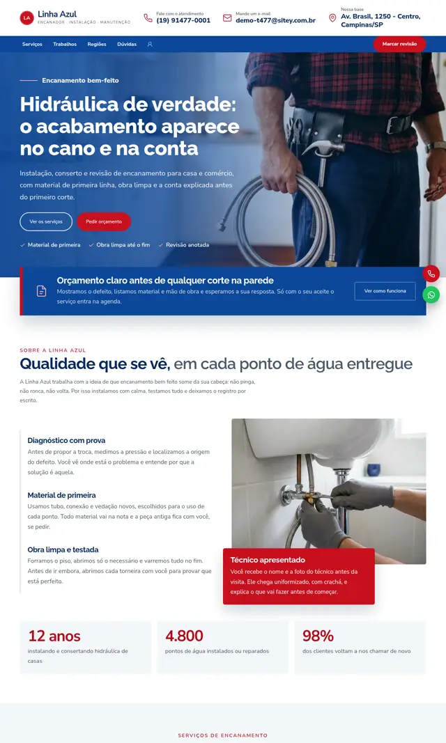 Prévia do modelo Engate para Encanador