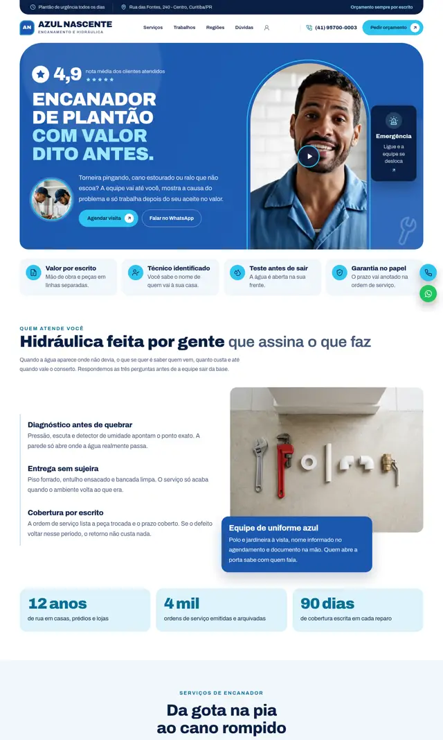 Prévia do modelo Estanque V para Encanador