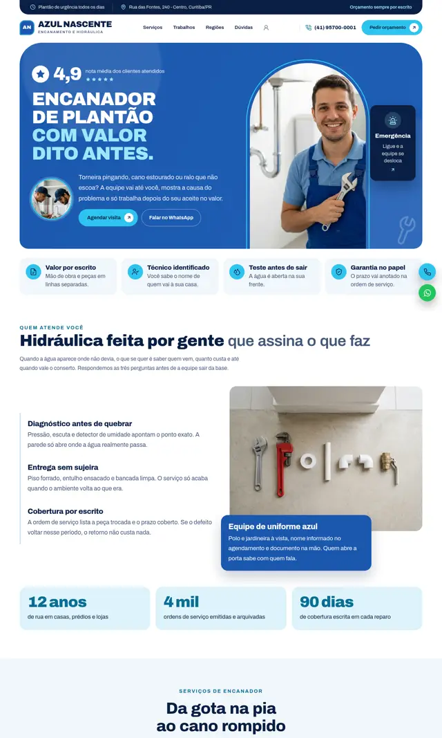 Prévia do modelo Estanque para Encanador