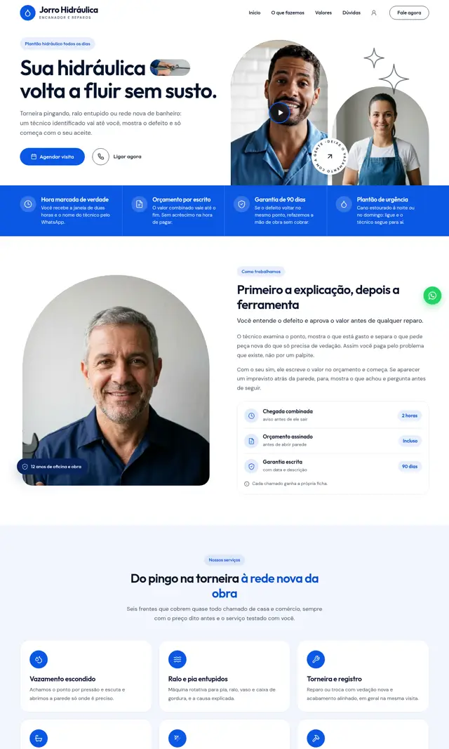 Prévia do modelo Jorro V para Encanador