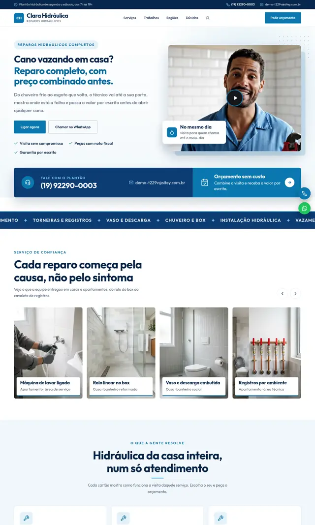 Prévia do modelo Junção V para Encanador