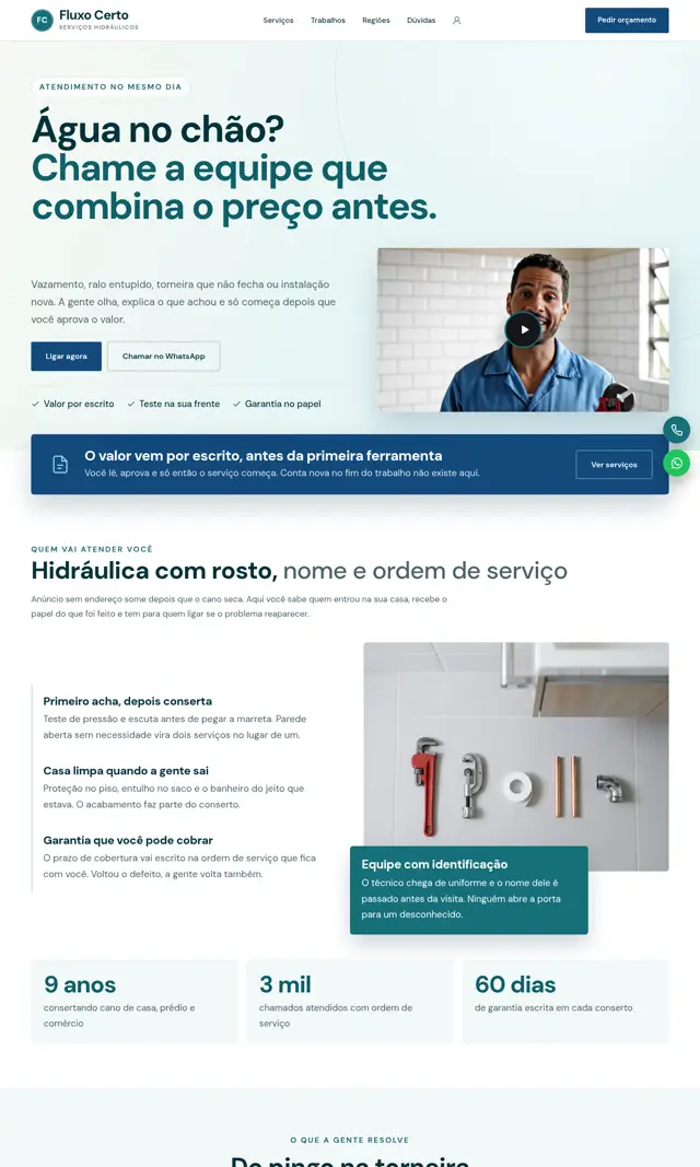 Prévia do modelo Sifão V para Encanador