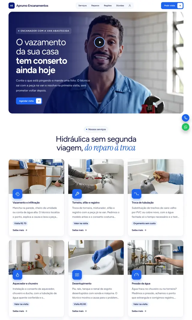 Prévia do modelo Sumidouro V para Encanador
