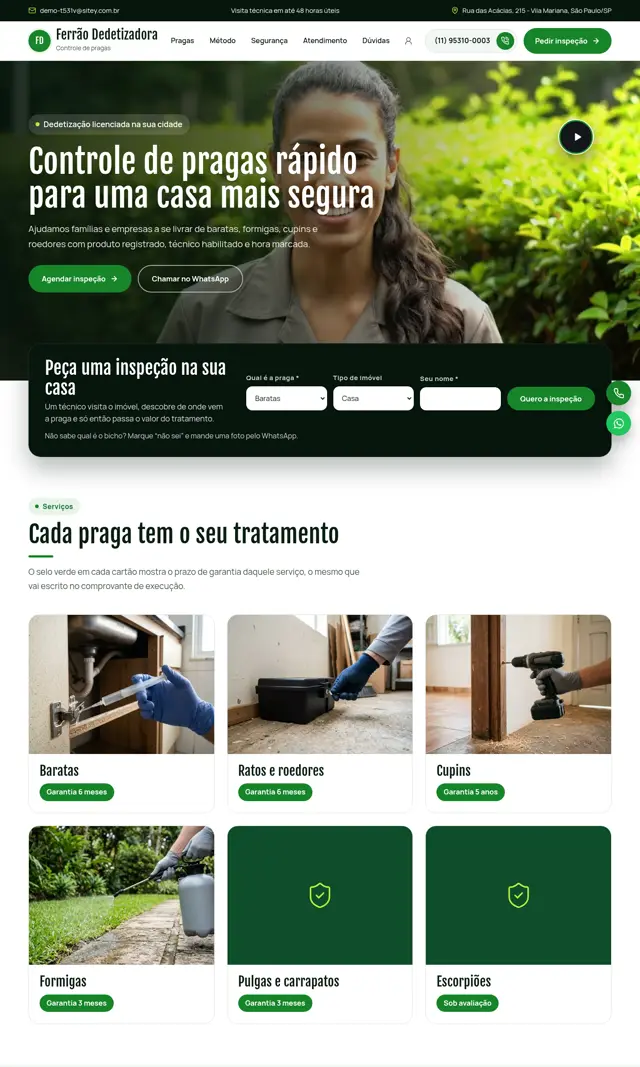Prévia do modelo Ferrão V para Dedetizadora