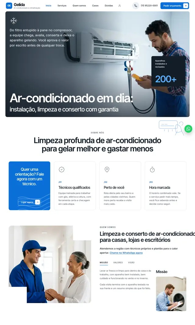 Prévia do modelo Gelida para Ar-Condicionado