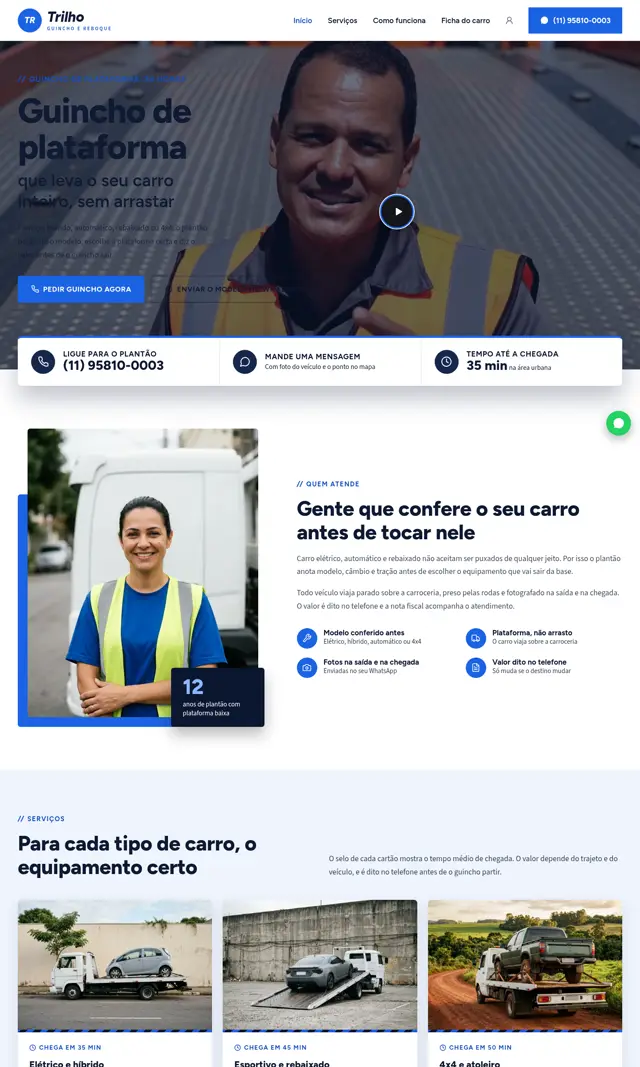Prévia do modelo Trilho V para Guincho