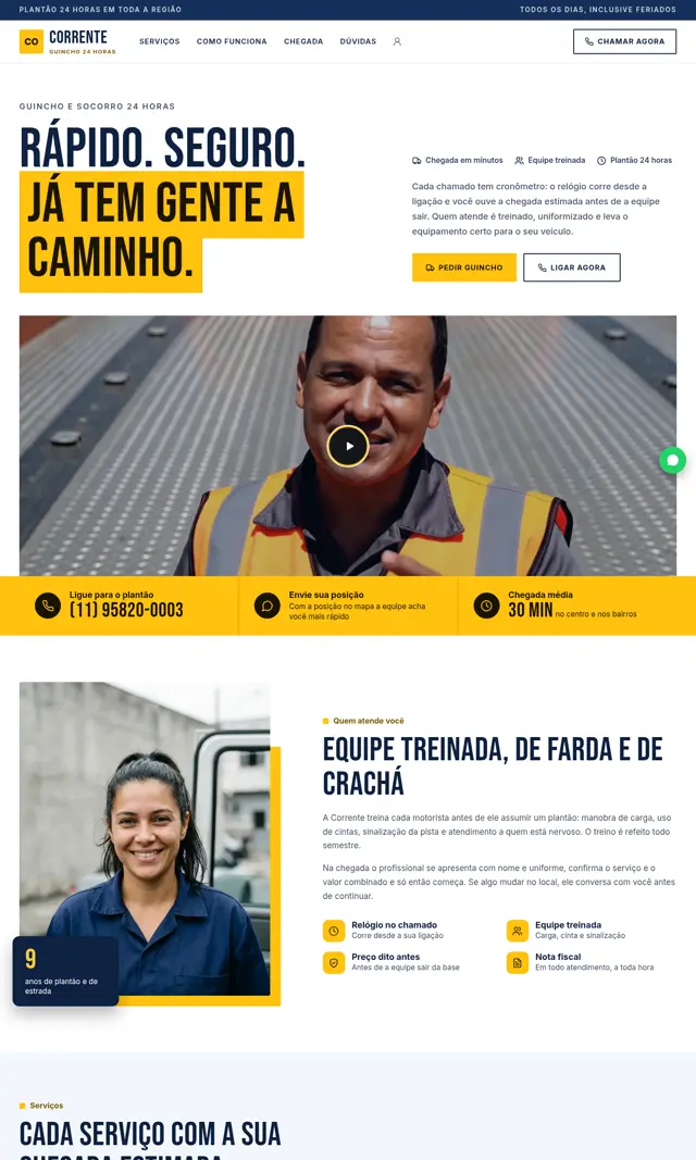 Prévia do modelo Corrente V para Guincho