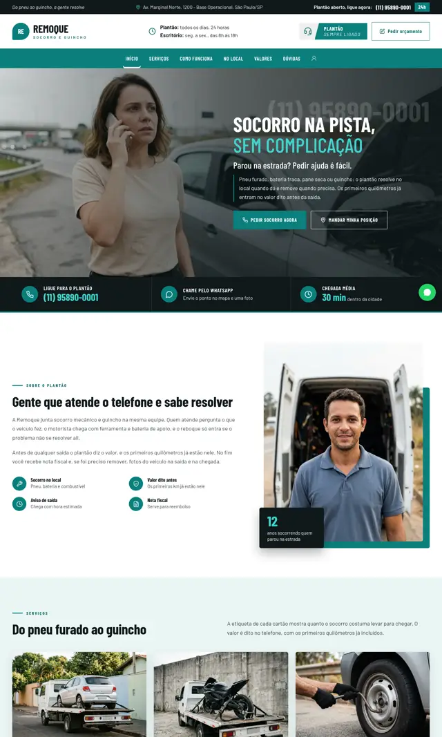 Prévia do modelo Remoque para Guincho