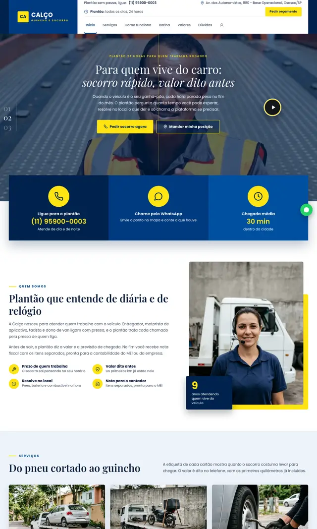 Prévia do modelo Calço V para Guincho